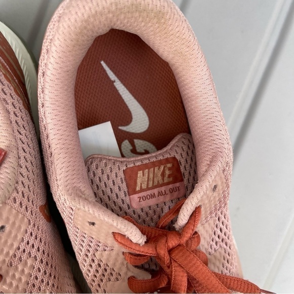 Nike Zoom All Out Low 2 Running Sneakers Dusty Peach Pink Lace Up Size 9 Women’s - Picture 9 of 13